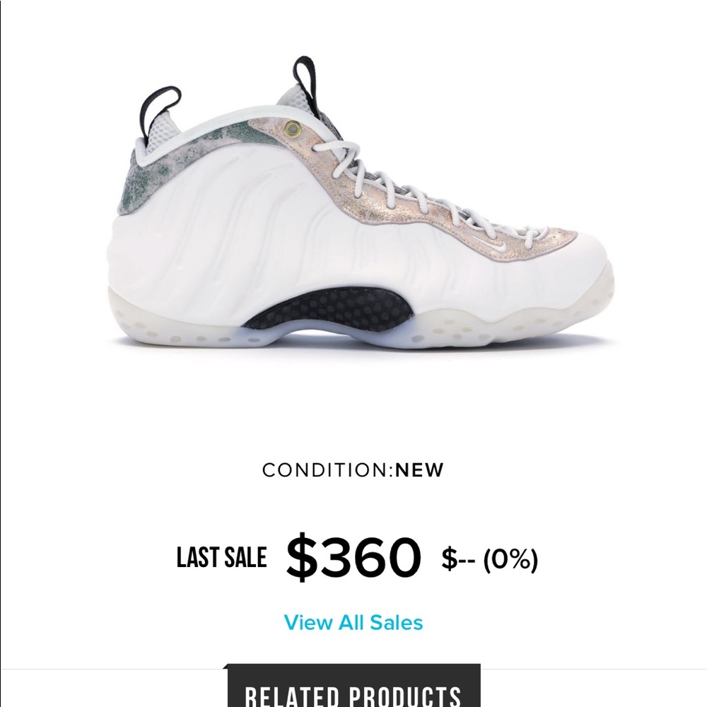 NIKE FOAMPOSITE MARBLE ONES sz 8 IN WOMEN’s